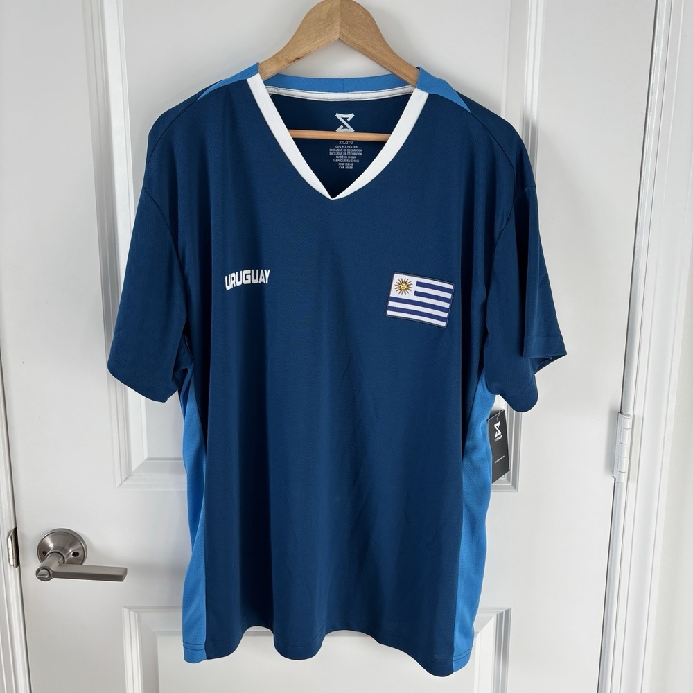 Uruguay National Team World Soccer Team Away Jersey Shirt Size 2XL NWT